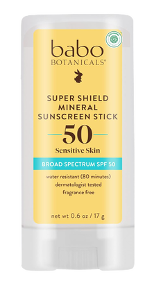 Babo Botanicals Super Shield Mineral Sunscreen Stick SPF 50