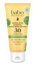 Babo Botanicals Sheer Zinc Mineral Sunscreen Lotion SPF 30-image1