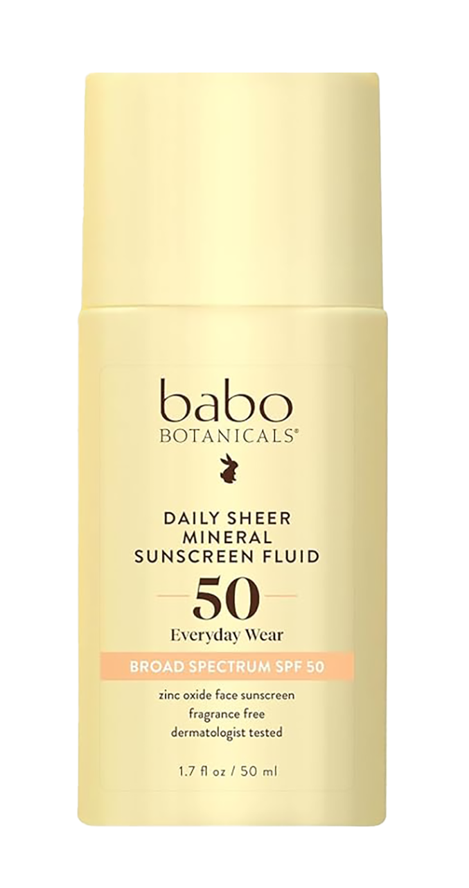 Babo Botanicals Daily Sheer Mineral Sunscreen Fluid SPF 50-image1