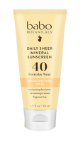 Babo Botanicals Daily Sheer Mineral Sunscreen Lotion SPF 40-image1