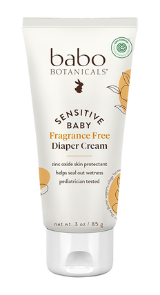 Babo Botanicals Sensitive Baby Diaper Rash Cream Frangrance Free