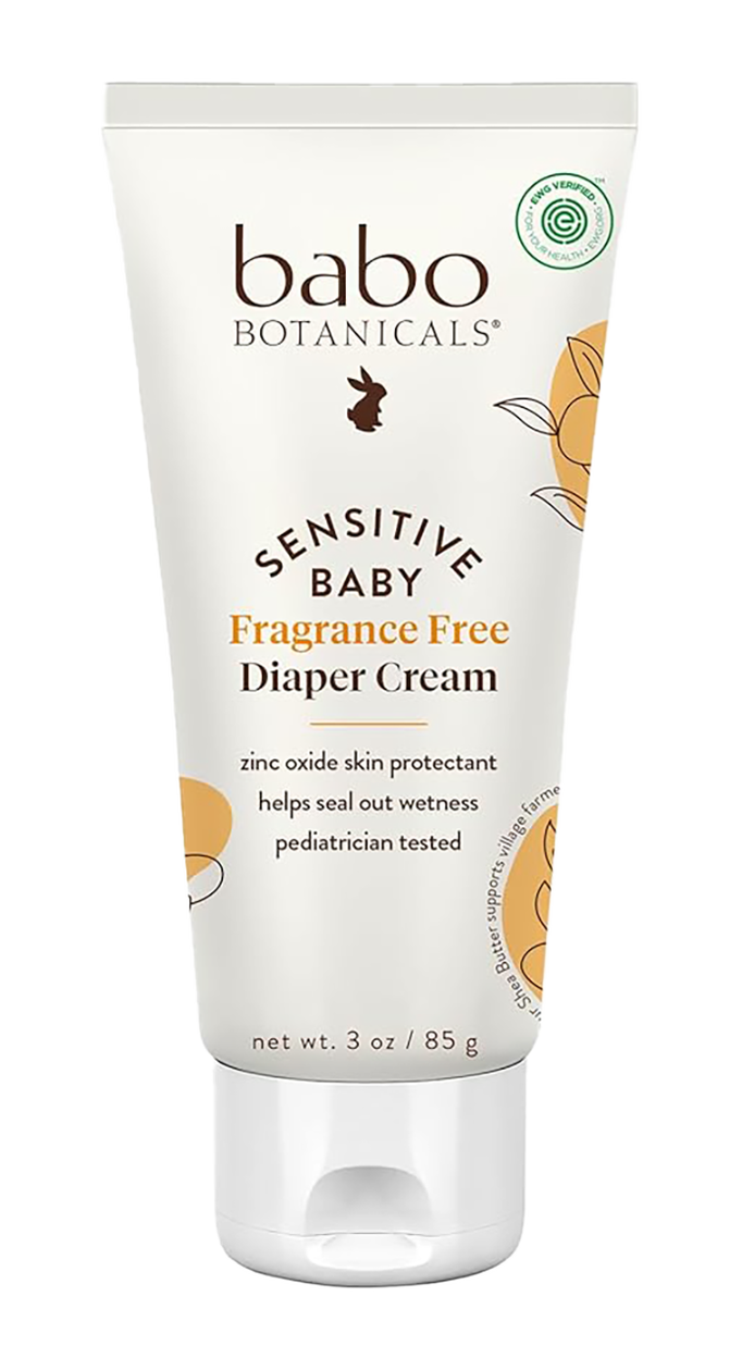 Babo Botanicals Sensitive Baby Diaper Rash Cream Frangrance Free