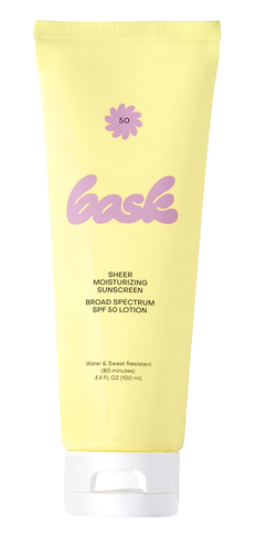Bask Sheer Vegan Sunscreen Lotion Broad Spectrum SPF 50