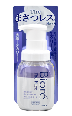 Biore The Face Bubble Face Wash Oil Control Pump