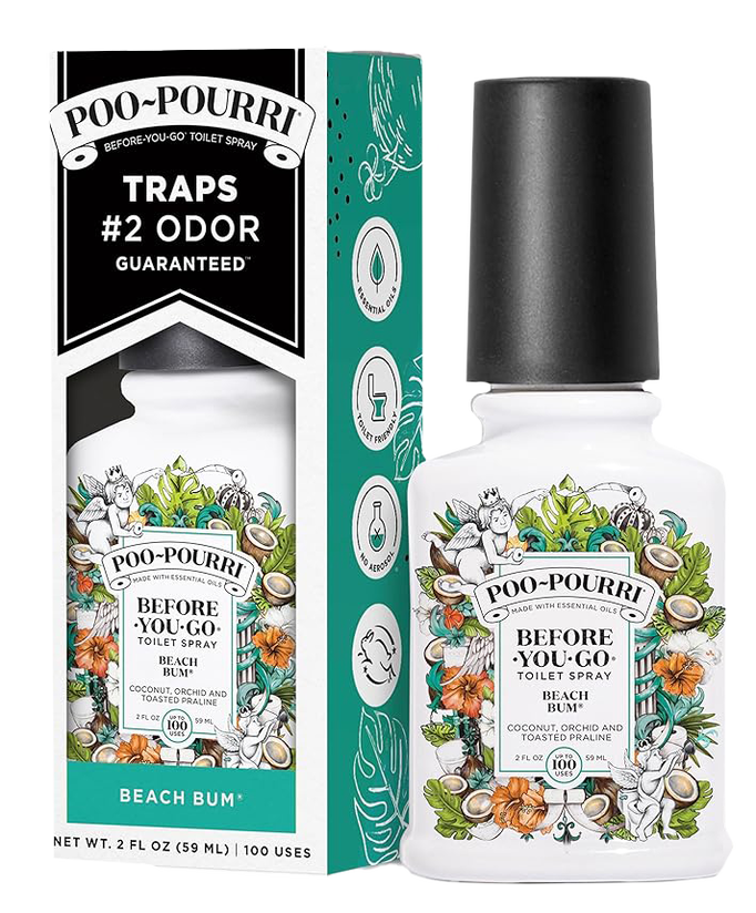 Poo-Pourri Before-You-Go Toilet Spray Beach Bum
