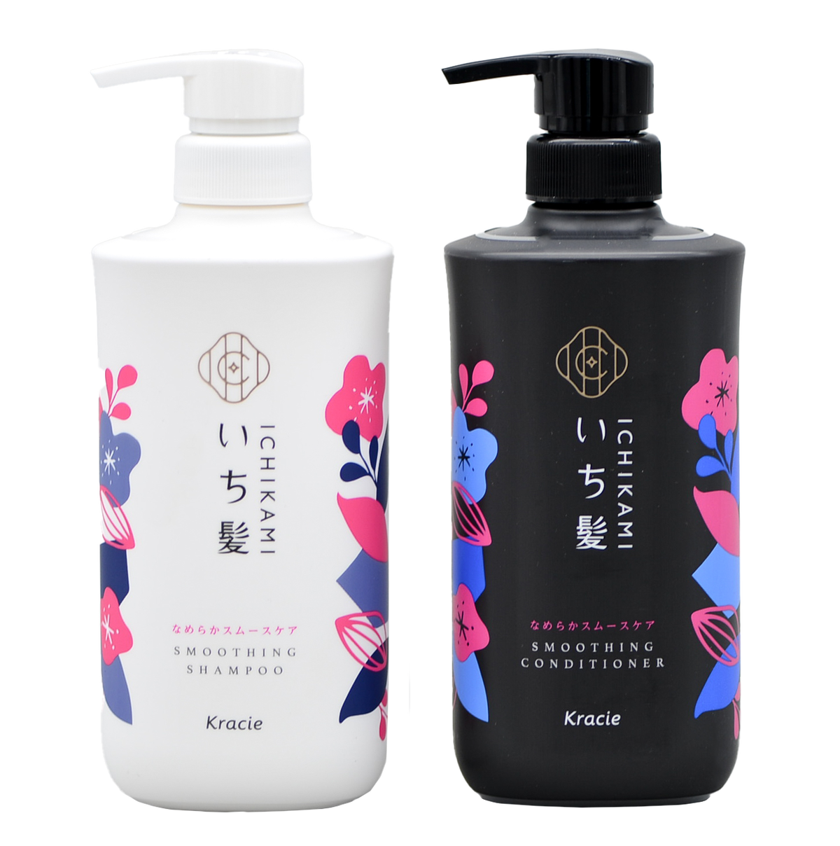 Kracie Ichikami Smoothing Shampoo and Conditioner Set-image1 Kracie Ichikami Smoothing Shampoo and Conditioner Set-image1