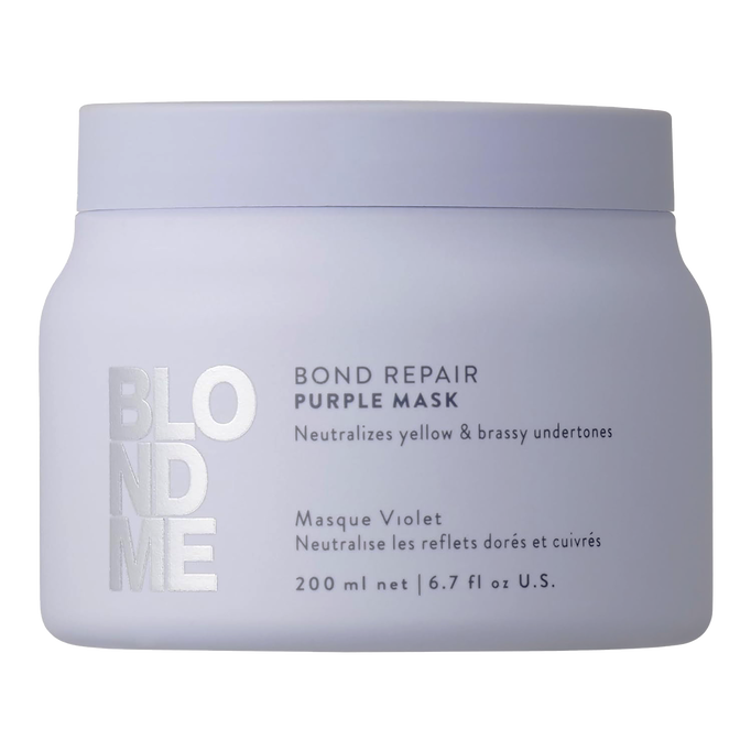 Schwarzkopf Professional BlondMe Bond Repair Purple Mask-image1 Schwarzkopf Professional BlondMe Bond Repair Purple Mask-image1