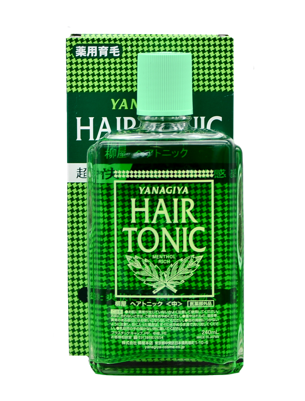 8.11 oz, Yanagiya Hair Tonic Menthol Rich | SleekShop