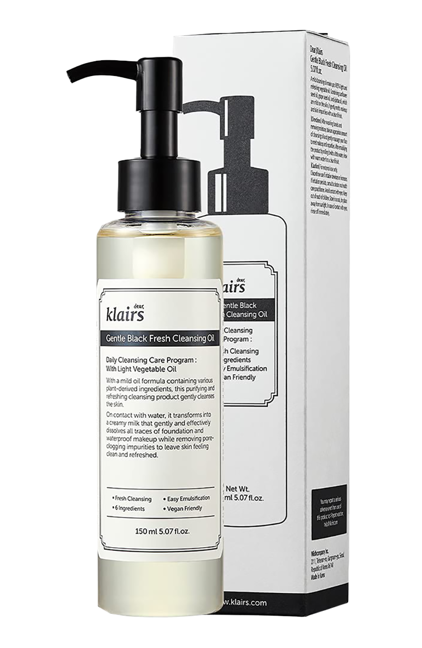 Dear, Klairs Gentle Black Fresh Cleansing Oil-image1 Dear, Klairs Gentle Black Fresh Cleansing Oil-image1