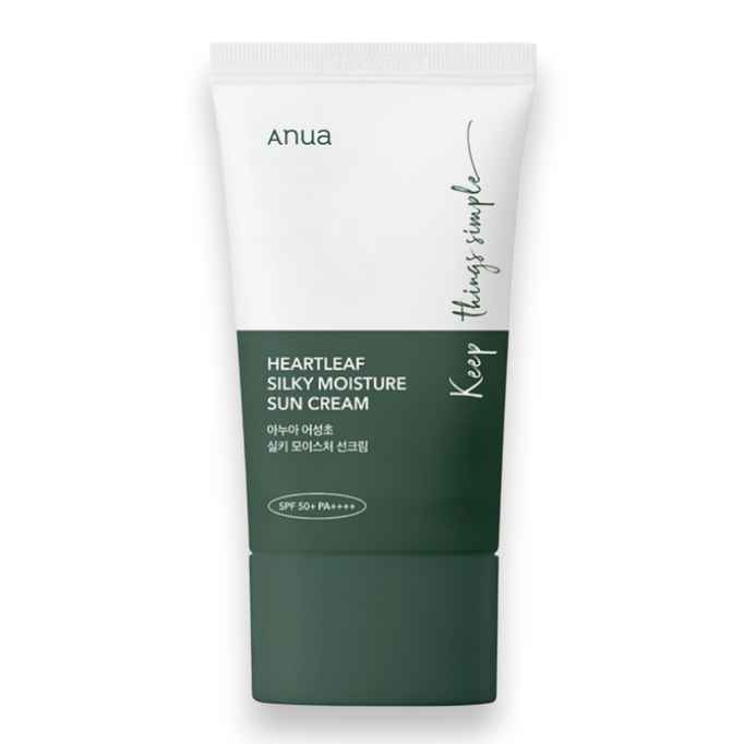 Anua Heartleaf Silky Moisture Sun Cream SPF50+ PA++++ Anua Heartleaf Silky Moisture Sun Cream SPF50+ PA++++