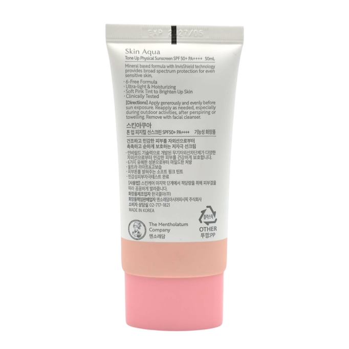 Skin Aqua Sunplay Tone Up Physical Sunscreen For Sensitive Skin SPF50+ PA++++-image2