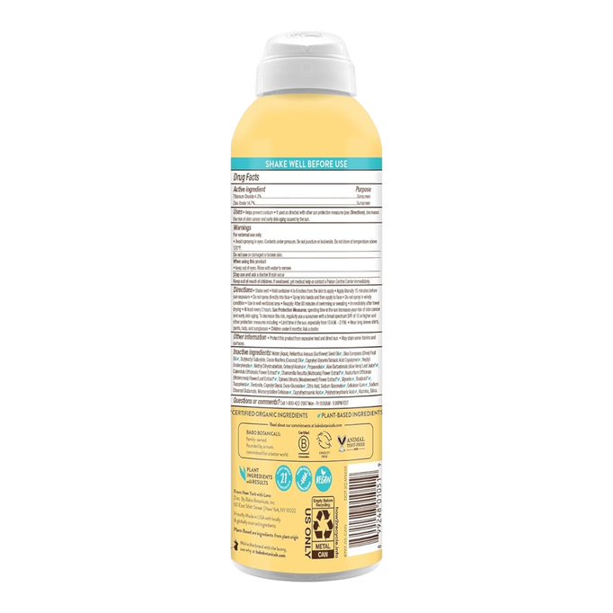 Babo Botanicals Super Shield Mineral Sunscreen Spray For Sensitive Skin SPF 50-image2 Babo Botanicals Super Shield Mineral Sunscreen Spray For Sensitive Skin SPF 50-image2
