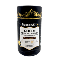 BetterAlt Gold+ Shilajit 60 Gummies BetterAlt Gold+ Shilajit 60 Gummies