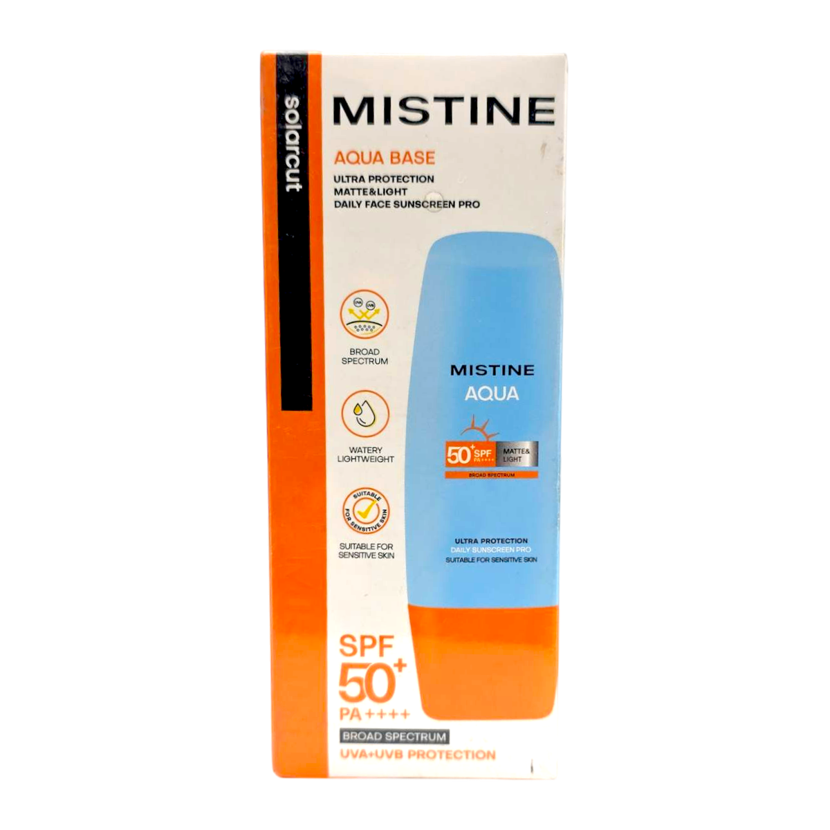 Mistine&nbsp;Aqua Base Ultra Protection Matte & Light Facial Sunscreen Pro SPF50+ PA++++-image1