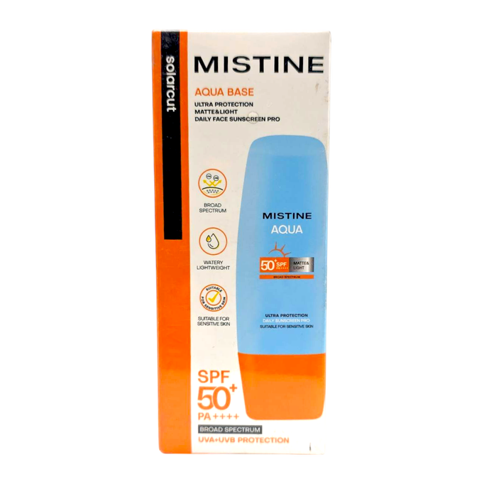Mistine&nbsp;Aqua Base Ultra Protection Matte & Light Facial Sunscreen Pro SPF50+ PA++++-image1