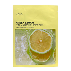 Anua Green Lemon Vita C Blemish Serum Mask-image1 Anua Green Lemon Vita C Blemish Serum Mask-image1