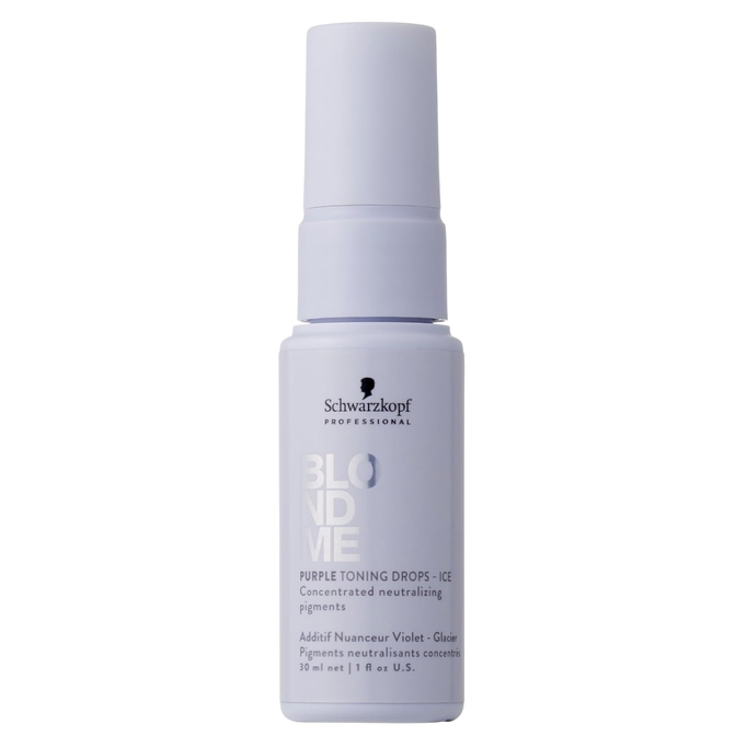 Schwarzkopf Professional BlondMe Purple Toning Drops 1oz - Ice