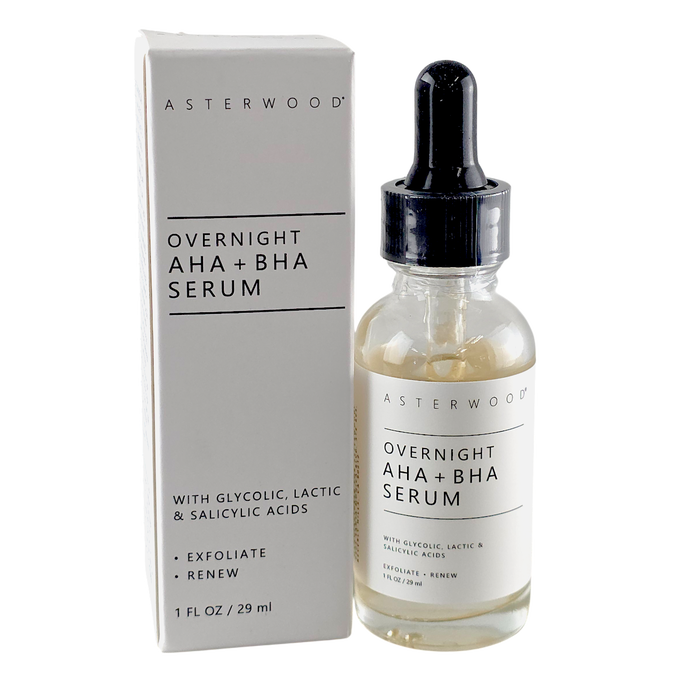 Asterwood Overnight Exfoliating Aha+Bha Serum Asterwood Overnight Exfoliating Aha+Bha Serum