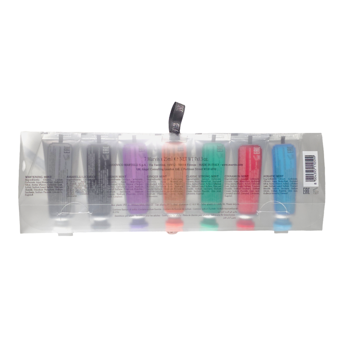 Marvis Toothpaste Travel Clear Gift Box Set