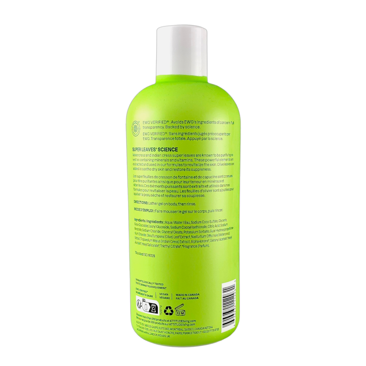 Attitude Super Leaves Pear & Amber Shower Gel-image2