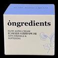 Ongredients Slow Aging Cream Antioxidant Butterfly Pea Anti-Wrinkle & Softening Moisturizer