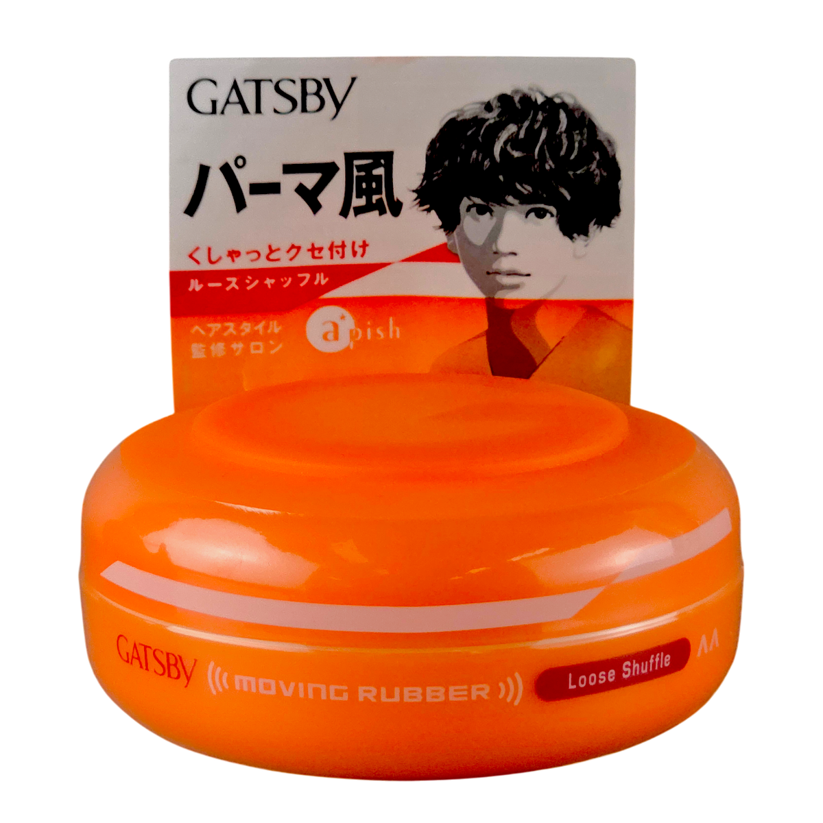 GATSBY Moving Rubber Loose Shuffle Medium Hold Re-Styleable Hair Wax-image1 GATSBY Moving Rubber Loose Shuffle Medium Hold Re-Styleable Hair Wax-image1