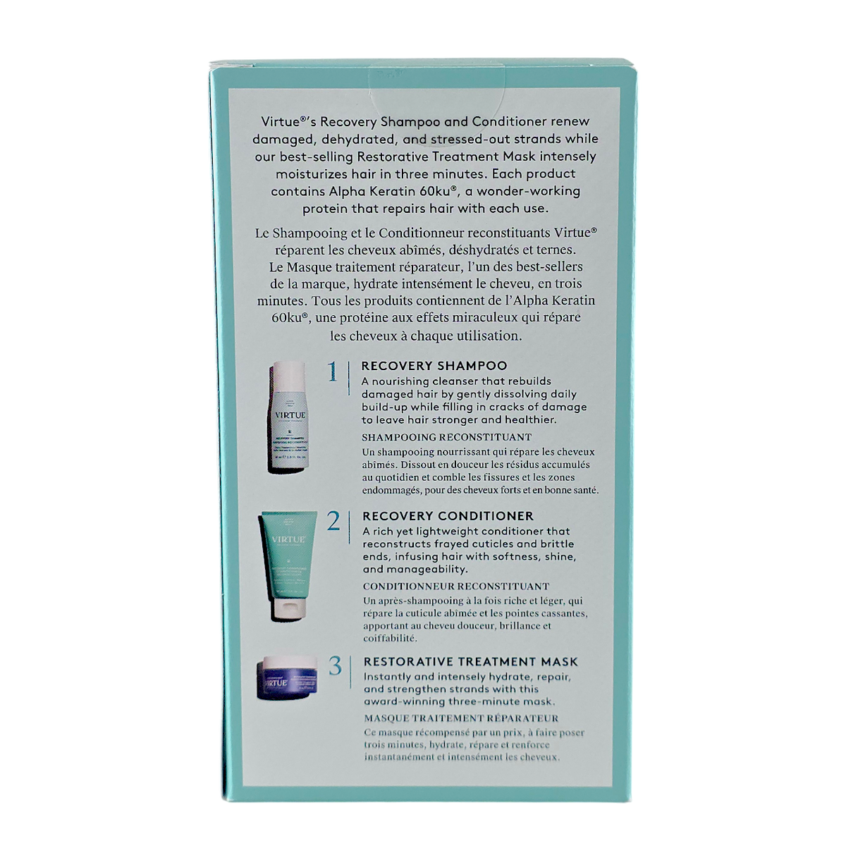 Virtue Labs Recovery Repair & Strengthen For Dry Damage Hair Kit-image2 Virtue Labs Recovery Repair & Strengthen For Dry Damage Hair Kit-image2
