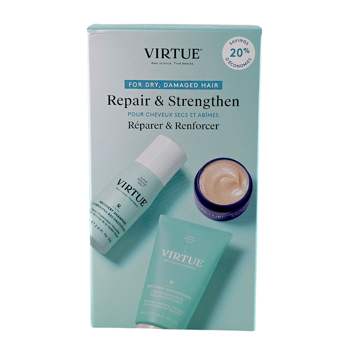 Virtue Labs Recovery Repair & Strengthen For Dry Damage Hair Kit Virtue Labs Recovery Repair & Strengthen For Dry Damage Hair Kit