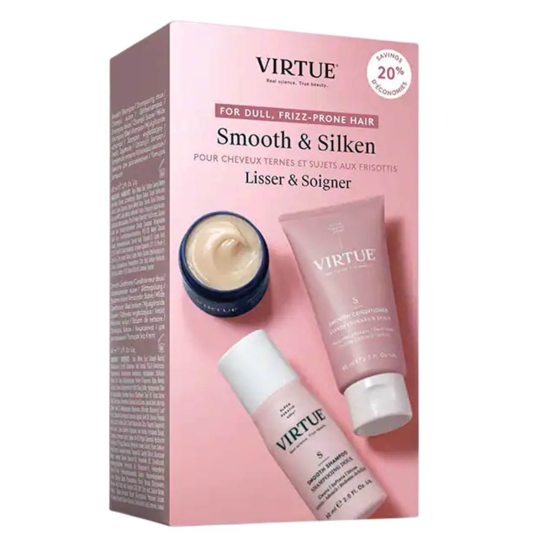 VIRTUE Labs Smooth & Silken Alpha Keratin Anti-Frizz Travel Set-image2 VIRTUE Labs Smooth & Silken Alpha Keratin Anti-Frizz Travel Set-image2