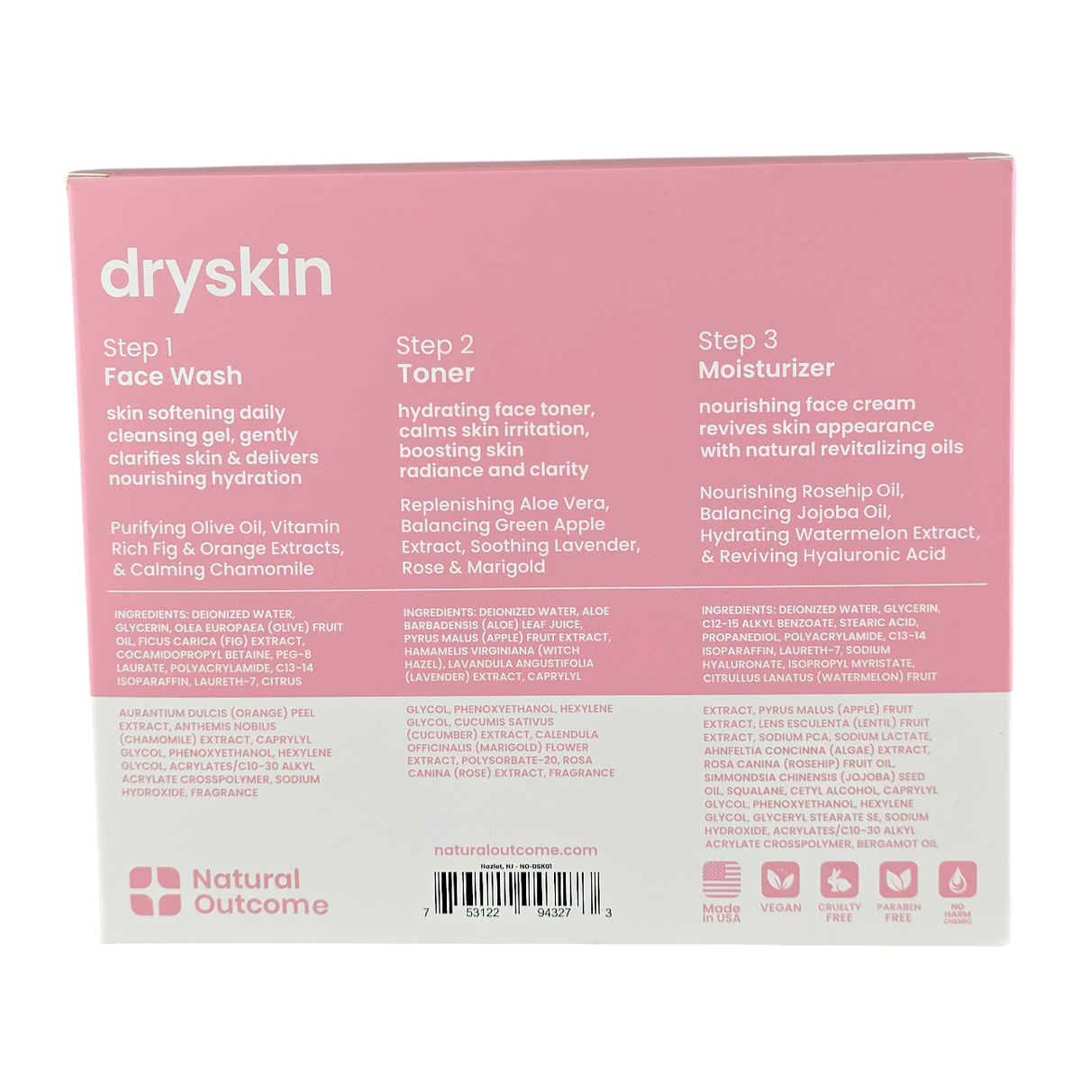 Natural Outcome Dry Skin Daily Hydrating Regimen Fig & Olive, Green Apple & Aloe-image4 Natural Outcome Dry Skin Daily Hydrating Regimen Fig & Olive, Green Apple & Aloe-image4