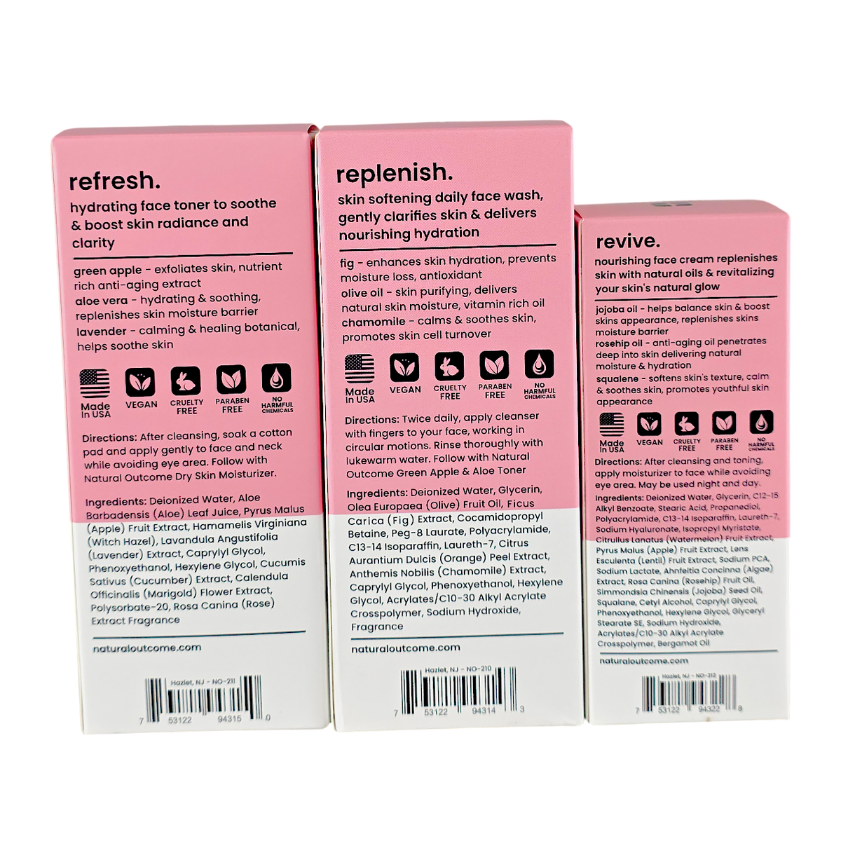 Natural Outcome Dry Skin Daily Hydrating Regimen Fig & Olive, Green Apple & Aloe-image2 Natural Outcome Dry Skin Daily Hydrating Regimen Fig & Olive, Green Apple & Aloe-image2