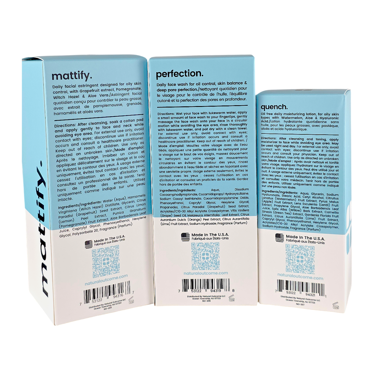 Natural Outcome Oily Skin Daily Oil-Control Regimen Witch Hazel & Grapefruit Matte Finish-image2 Natural Outcome Oily Skin Daily Oil-Control Regimen Witch Hazel & Grapefruit Matte Finish-image2