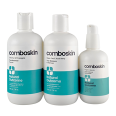 Natural Outcome Combo Skin Daily Regimen True Balance Set Green Tea & Pineapple Pore-Refining