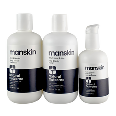 Natural Outcome Man Skin Daily Regimen Mint & Marula Anti-Aging & Balanced