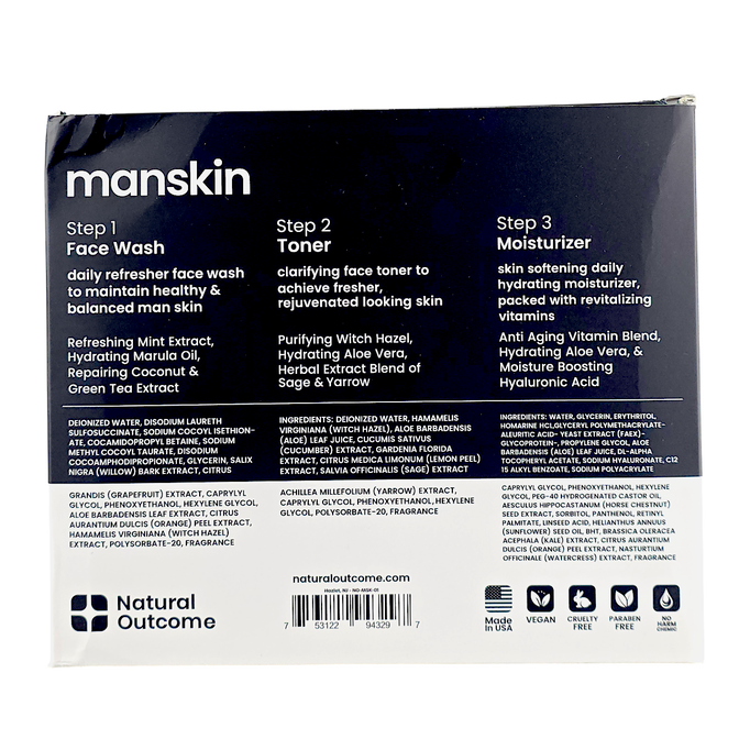 Natural Outcome Man Skin Daily Regimen Mint & Marula Anti-Aging & Balanced-image4
