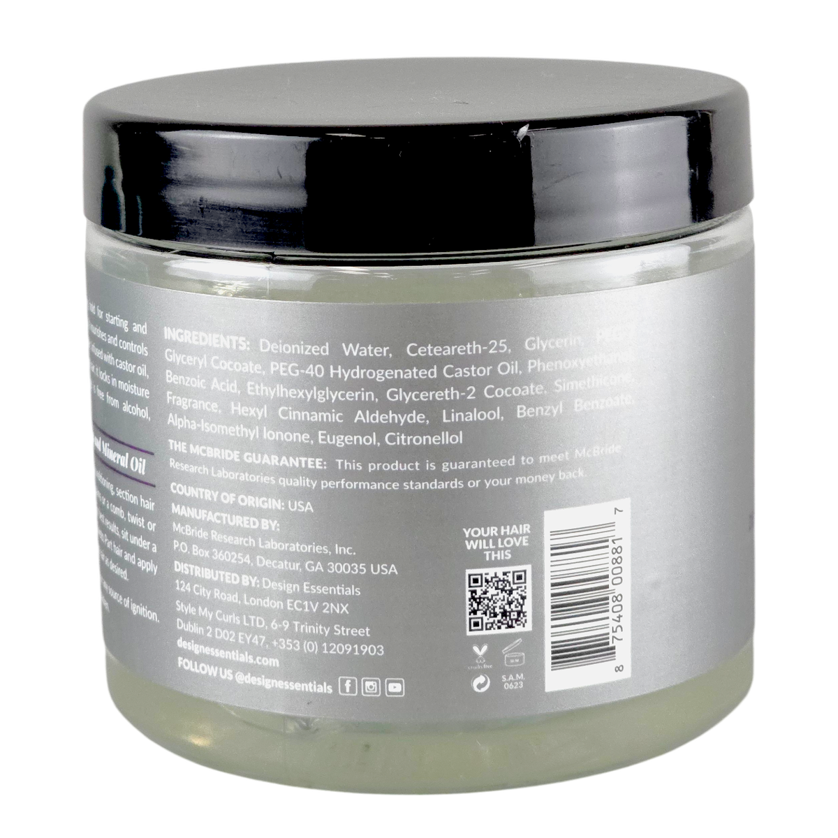 Design Essentials Loc & Braid Styling Gel Castor Oil Infusion Strong Hold Gel-image2 Design Essentials Loc & Braid Styling Gel Castor Oil Infusion Strong Hold Gel-image2