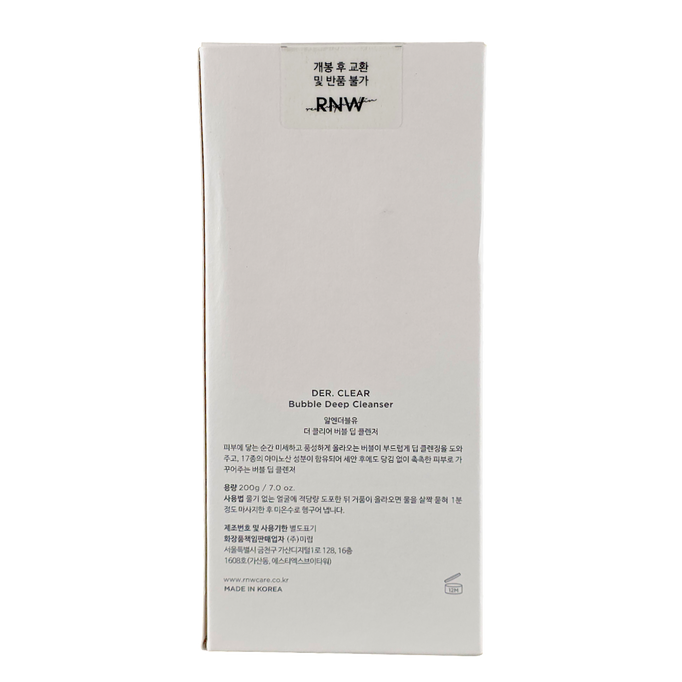 RNW Der.Clear Bubble Deep Cleanser