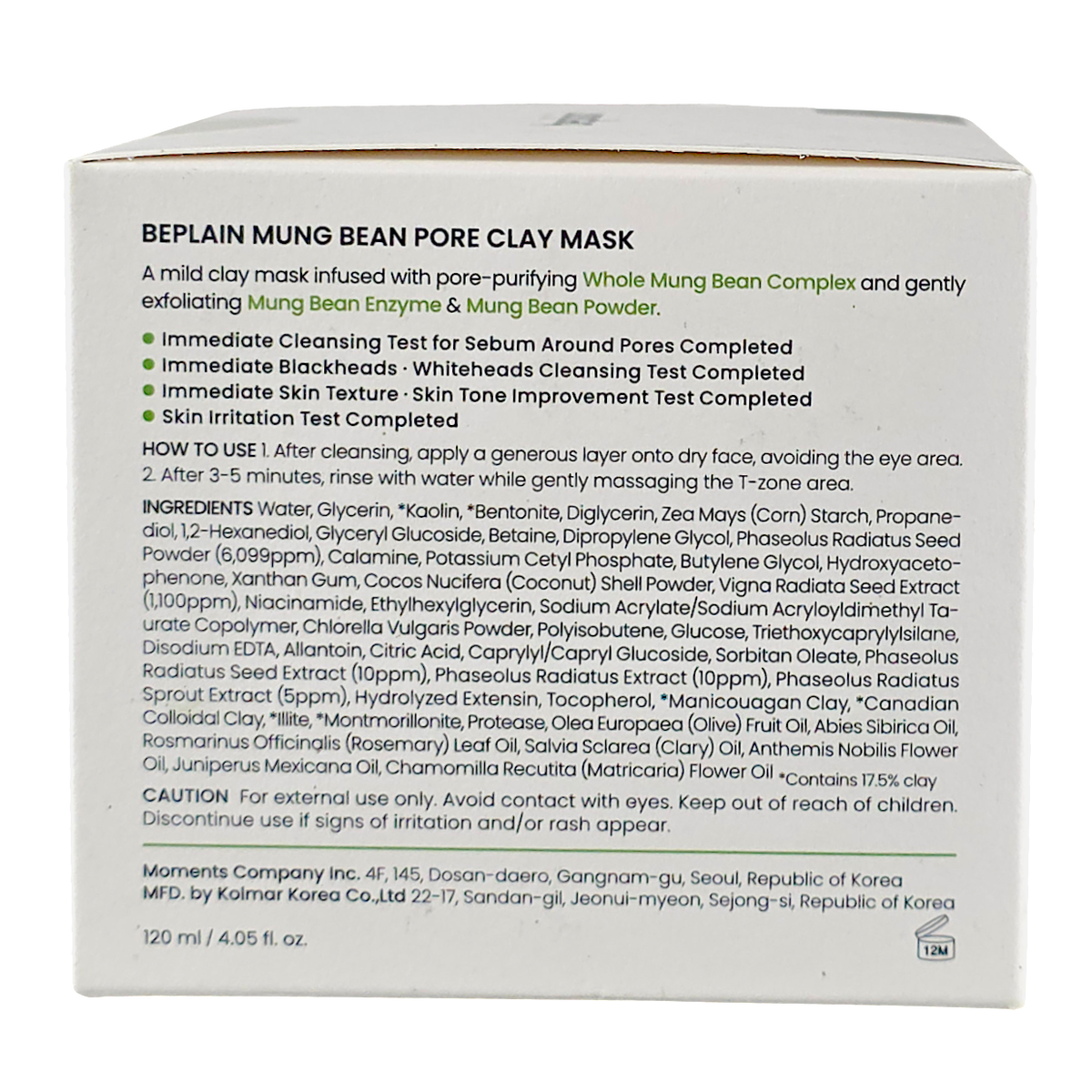 Beplain Mung Bean Pore Clay Mask-image2