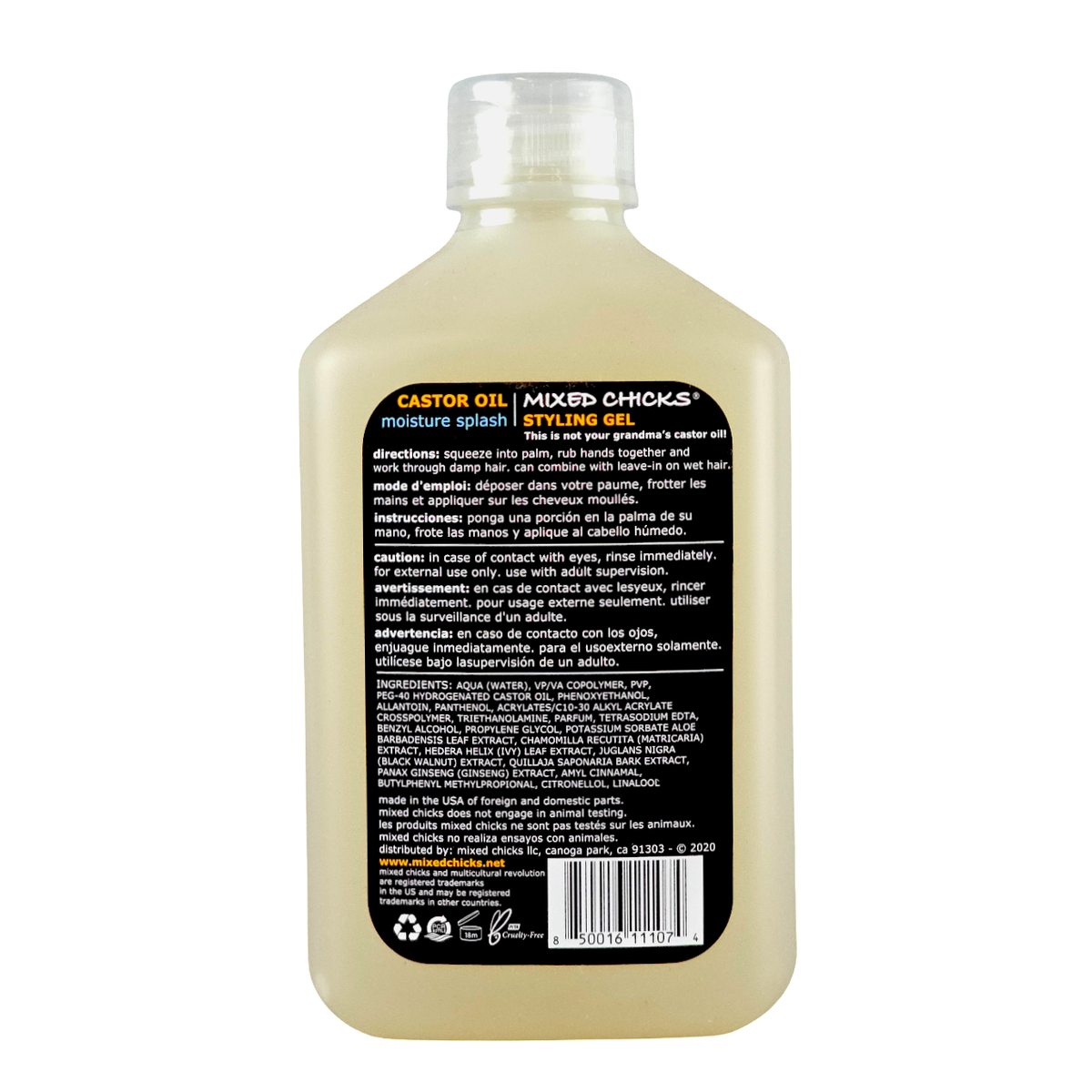 Mixed Chicks Castor Oil Moisture Splash Curly Styling Gel-image2
