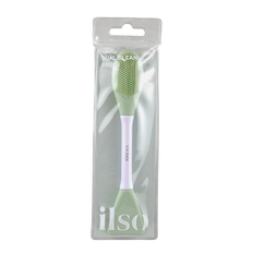ilso Dual Clean Brush Silicone Cleansing, Exfoliating & Mask Application Tool