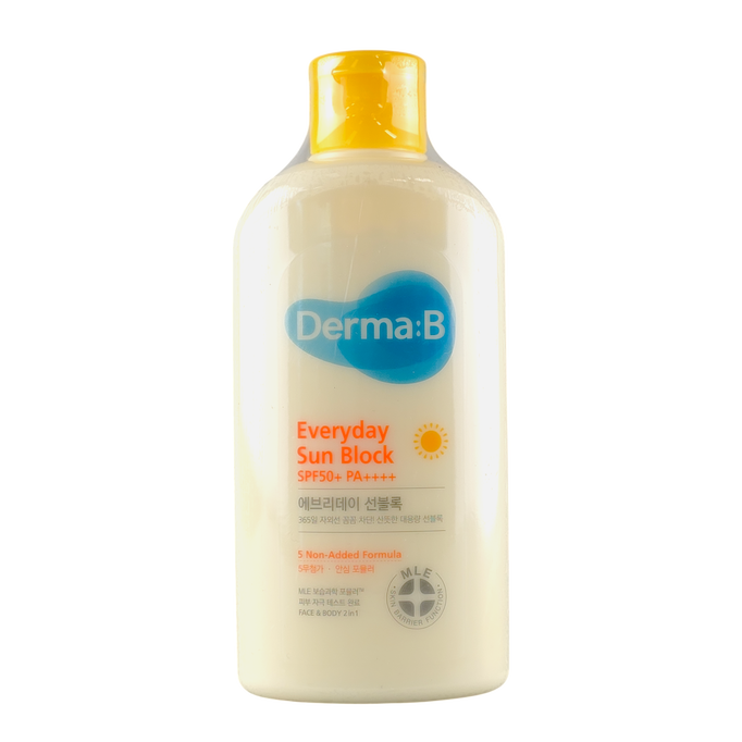 Derma:B Everyday Sun Block SPF 50+ PA+ Madecassoside Invisible K-Sunscreen Derma:B Everyday Sun Block SPF 50+ PA+ Madecassoside Invisible K-Sunscreen