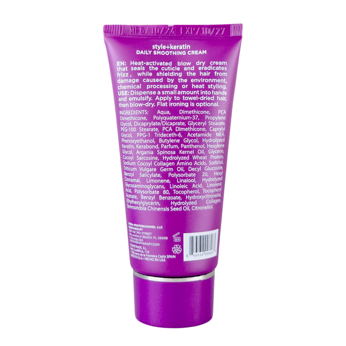 Keratherapy Style+Keratin Daily Smoothing Cream Heat Activated