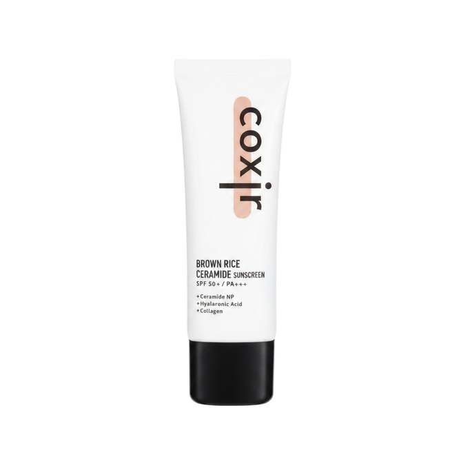Coxir Brown Rice Ceramide Sunscreen SPF 50+ PA+ Skin-Barrier Repair-image1 Coxir Brown Rice Ceramide Sunscreen SPF 50+ PA+ Skin-Barrier Repair-image1