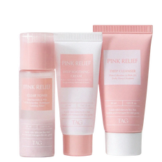 TOO COOL FOR SCHOOL Pink Relief Starter Kit Pink Calamine