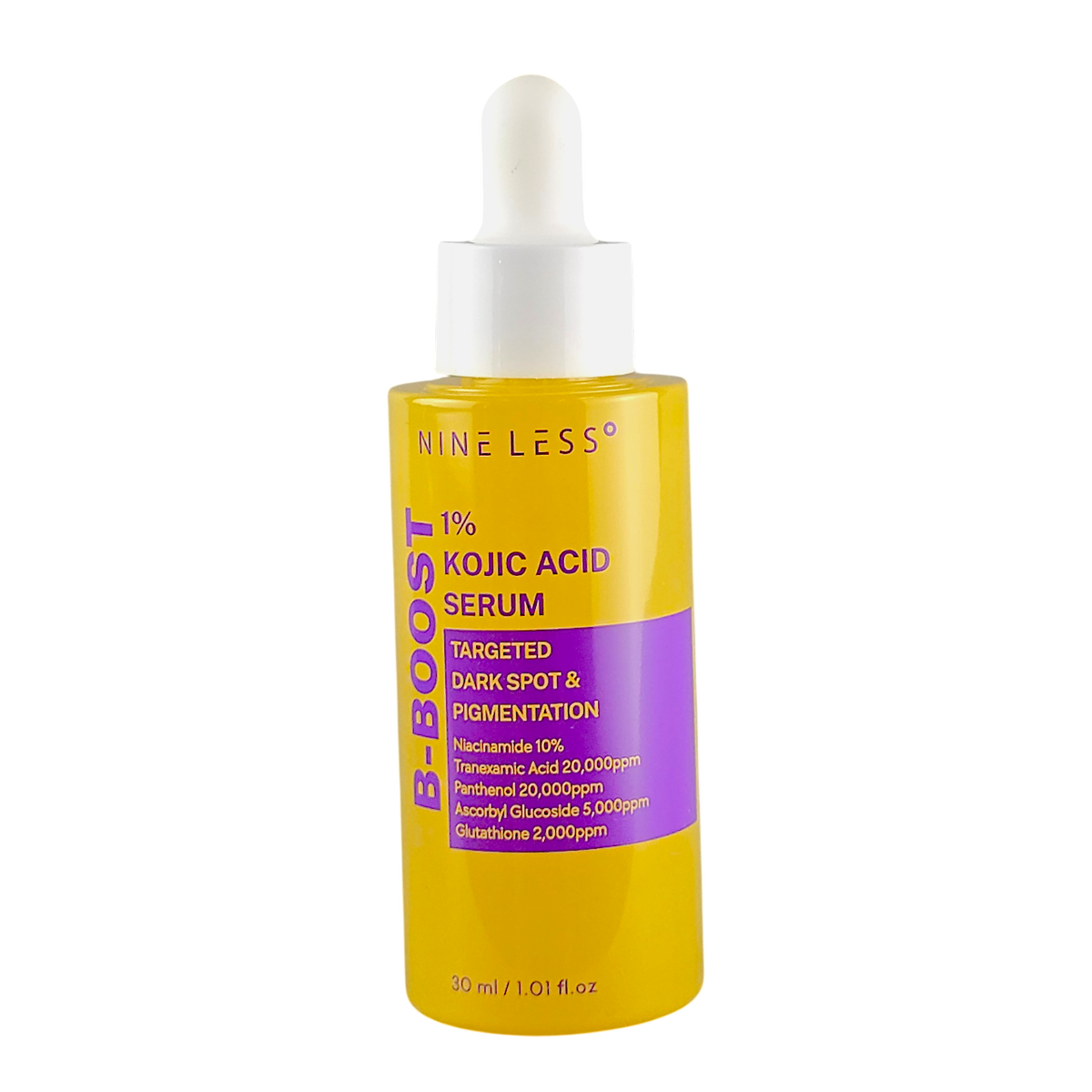Nine Less B Boost 1% Kojic Acid Serum: Triple-Action Brightening & Dark Spot Corrector-image1 Nine Less B Boost 1% Kojic Acid Serum: Triple-Action Brightening & Dark Spot Corrector-image1