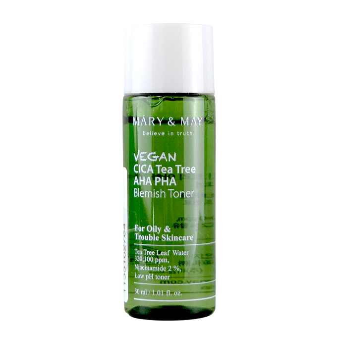 Mary&May Vegan Cica TeaTree AHA PHA Blemish Toner-image1