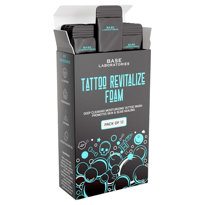 Base Laboratories Antibacterial Tattoo Revitalize Foam Cleanser