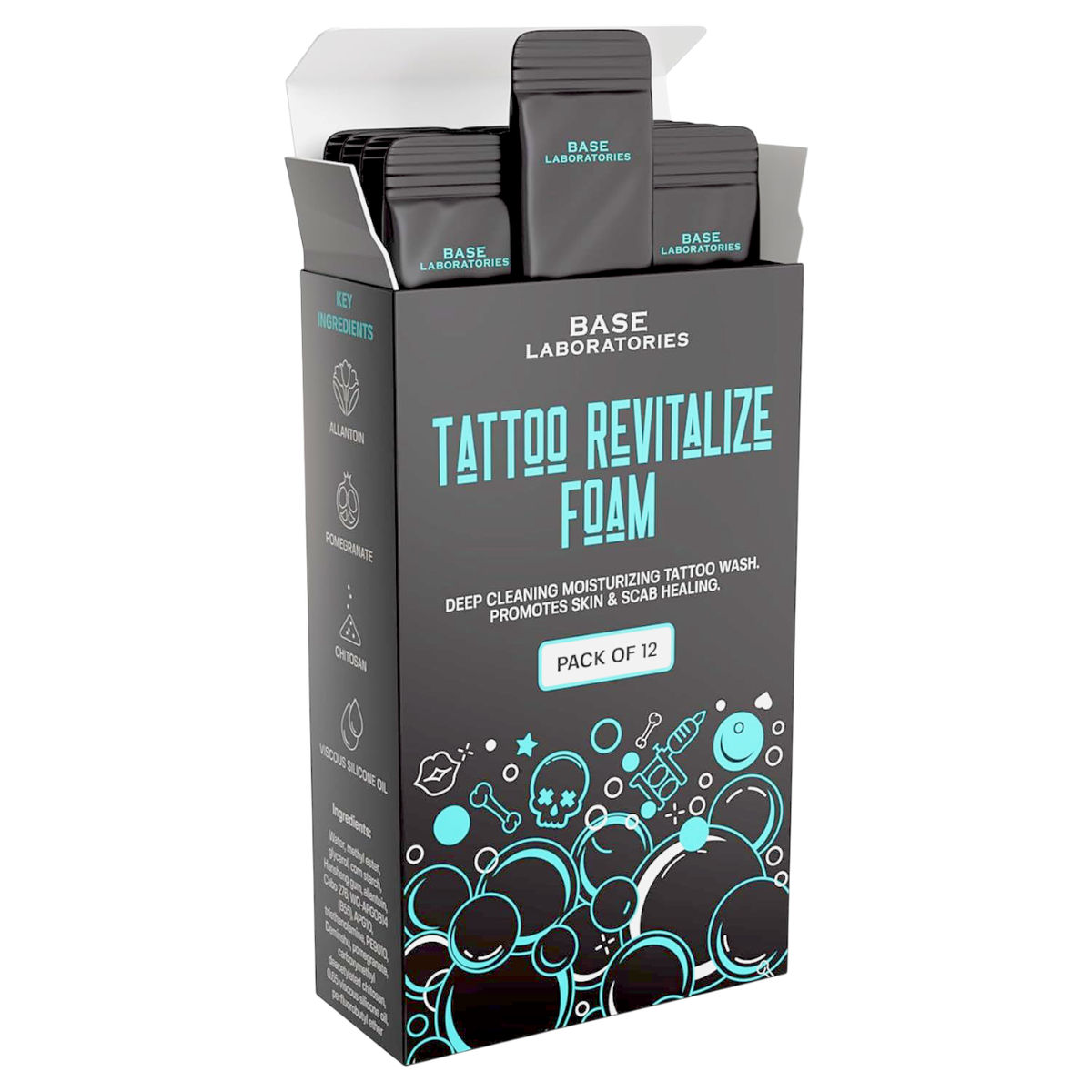 Base Laboratories Antibacterial Tattoo Revitalize Foam Cleanser-image1