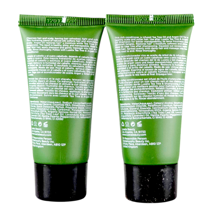 Luseta Tea Tree & Argan Oil Travel Set