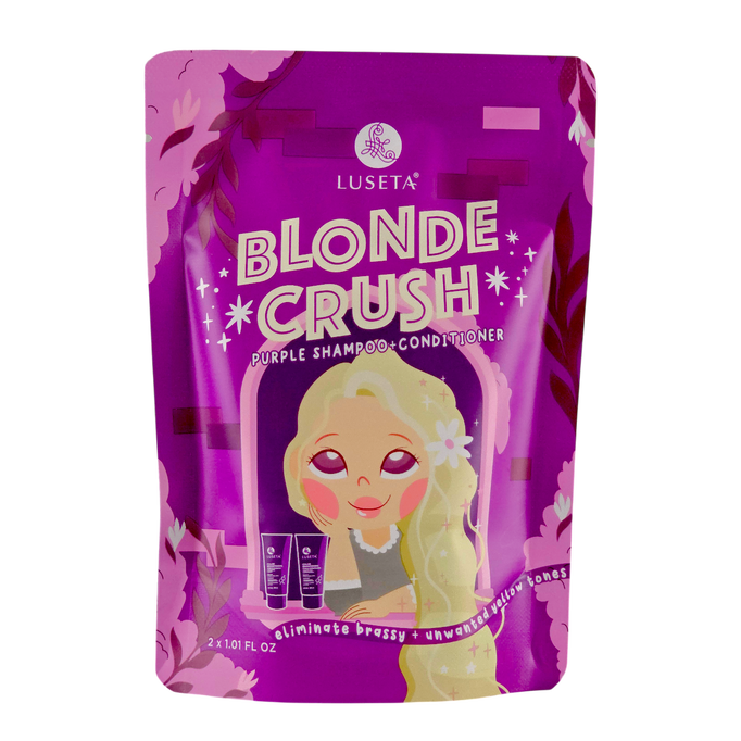 Luseta Color Brightening Purple Shampoo & Conditioner Travel Duo